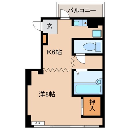 コーポクリタの物件間取画像